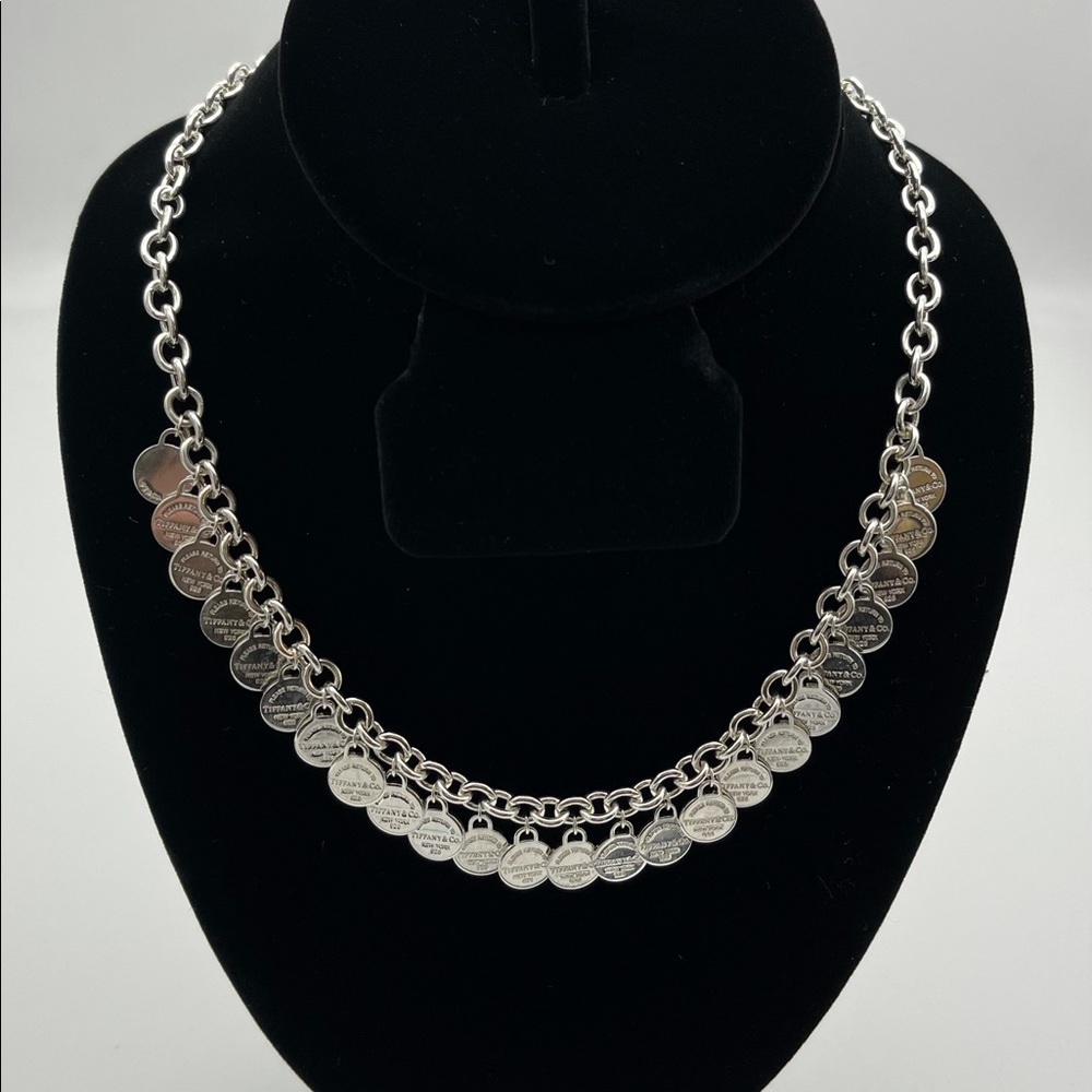 🎁Tiffany & Co. Multi Round Tag Necklace🎁
